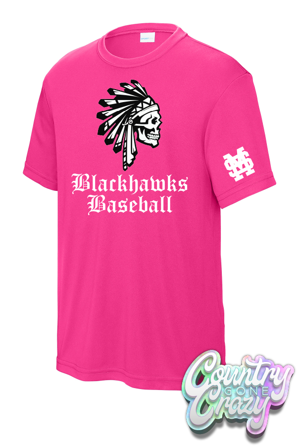 Blackhawks - Neon Pink-Sport-Tek-Country Gone Crazy