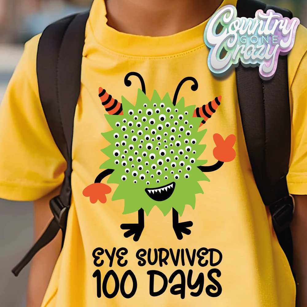 Eye Survived 100 Days // T-Shirt-Country Gone Crazy-Country Gone Crazy