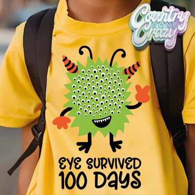 Eye Survived 100 Days // T-Shirt-Country Gone Crazy-Country Gone Crazy