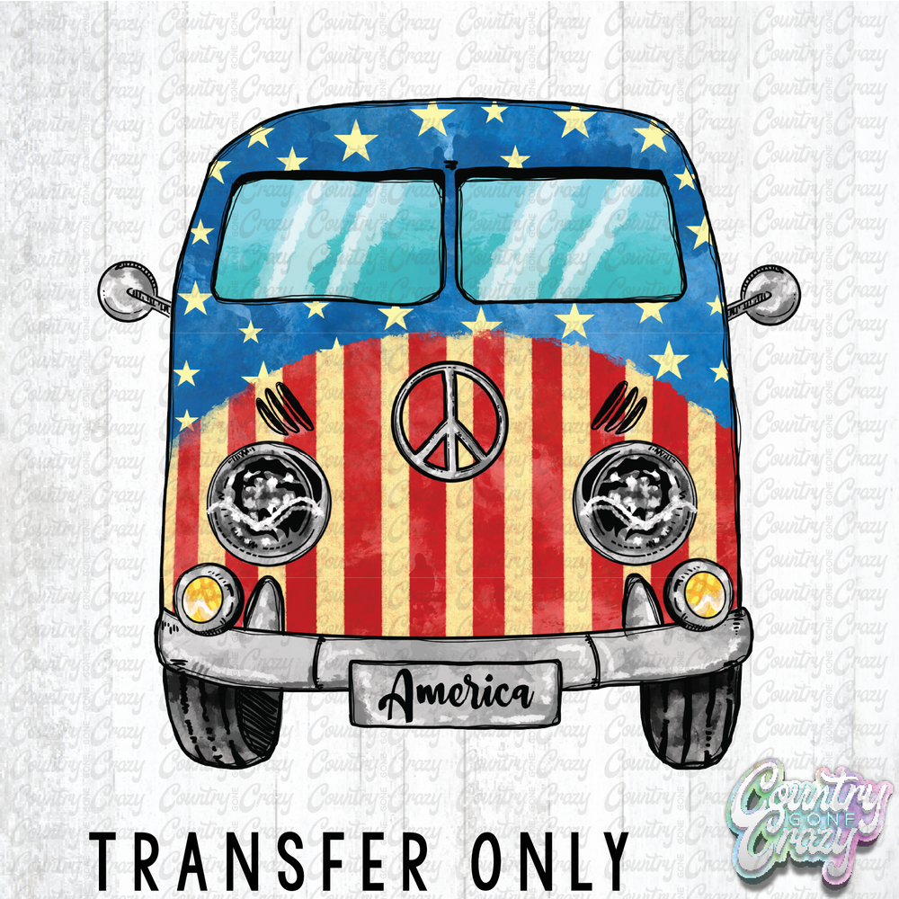 HT1374 • American VW Bus-Country Gone Crazy-Country Gone Crazy