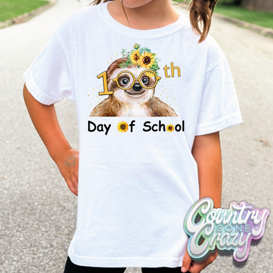 100th Day of School Sloth // T-Shirt-Country Gone Crazy-Country Gone Crazy
