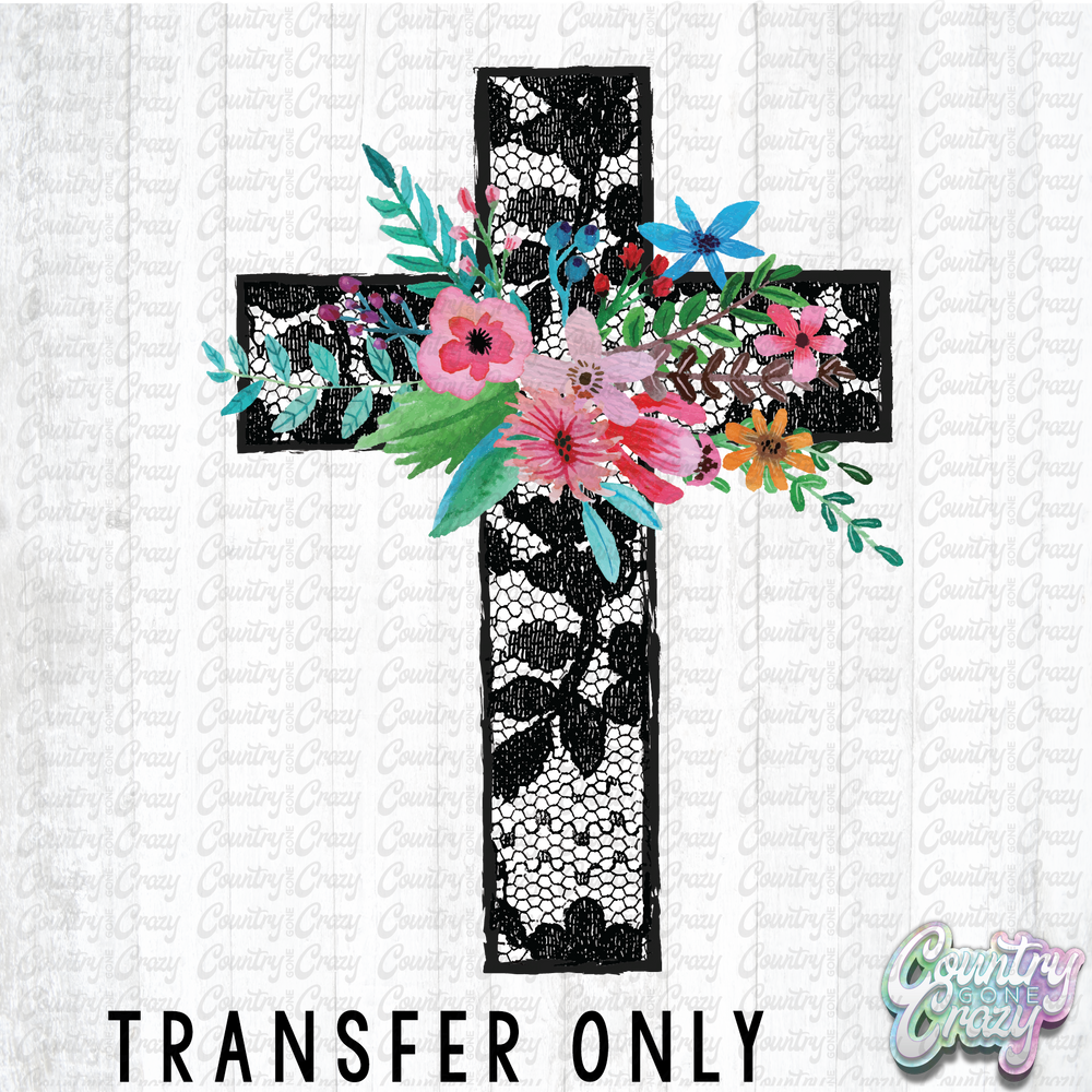 HT196 • Floral Lace Cross-Country Gone Crazy-Country Gone Crazy