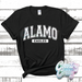 ALAMO EAGLES - DISTRESSED VARSITY - T-SHIRT-Country Gone Crazy-Country Gone Crazy