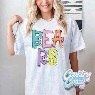 BEARS • BRIGHT DOTTIE • T-Shirt-Country Gone Crazy-Country Gone Crazy