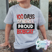 100 Days of being a proud - Bobcat - Red - T-Shirt-Country Gone Crazy-Country Gone Crazy