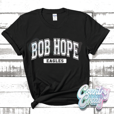 BOB HOPE EAGLES - DISTRESSED VARSITY - T-SHIRT-Country Gone Crazy-Country Gone Crazy