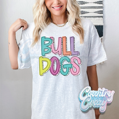 BULLDOGS • BRIGHT DOTTIE • T-Shirt-Country Gone Crazy-Country Gone Crazy
