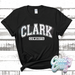 CLARK COWBOYS - DISTRESSED VARSITY - T-SHIRT-Country Gone Crazy-Country Gone Crazy