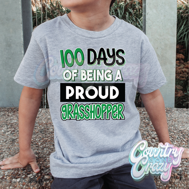 100 Days of being a proud - Grasshopper - Green - T-Shirt-Country Gone Crazy-Country Gone Crazy