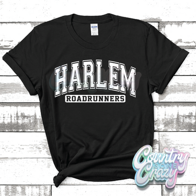 HARLEM ROADRUNNERS - DISTRESSED VARSITY - T-SHIRT-Country Gone Crazy-Country Gone Crazy