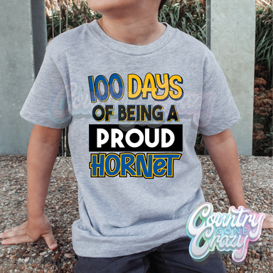 100 Days of being a proud - Hornet - Royal - T-Shirt-Country Gone Crazy-Country Gone Crazy