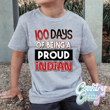100 Days of being a proud - Indian - Red - T-Shirt-Country Gone Crazy-Country Gone Crazy