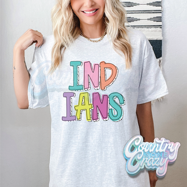 INDIANS • BRIGHT DOTTIE • T-Shirt-Country Gone Crazy-Country Gone Crazy