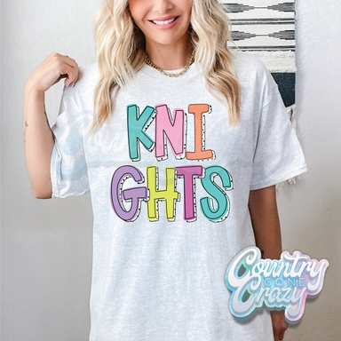 KNIGHTS • BRIGHT DOTTIE • T-Shirt-Country Gone Crazy-Country Gone Crazy