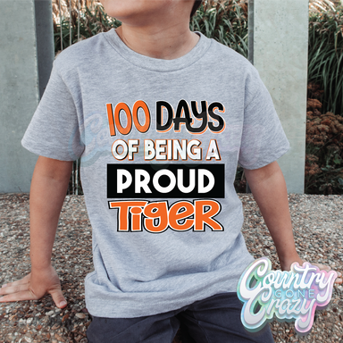 100 Days of being a proud - Tiger - Orange - T-Shirt-Country Gone Crazy-Country Gone Crazy