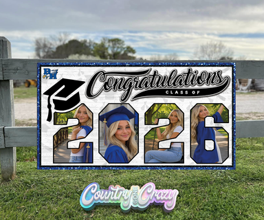 Graduation Banner // Congratulations-Country Gone Crazy-Country Gone Crazy