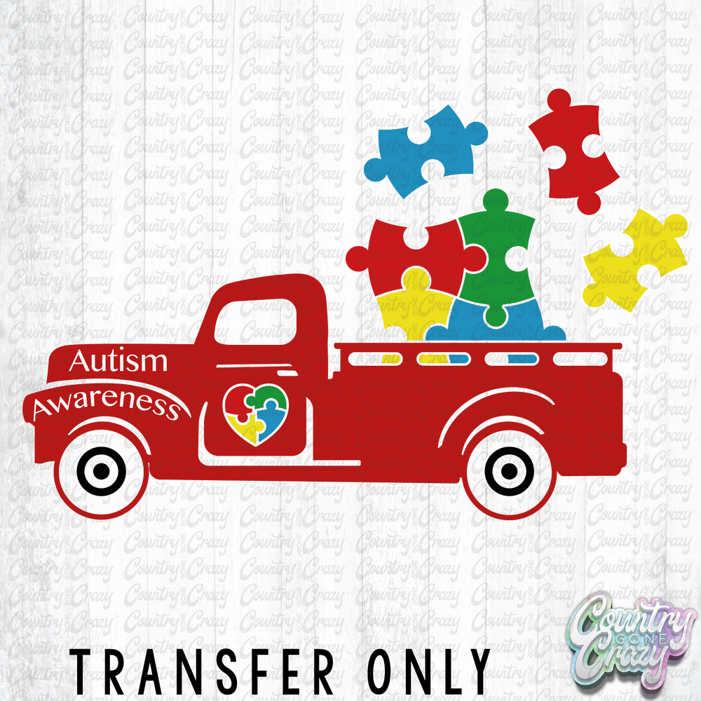 HT215 • Autism Awareness Truck-Country Gone Crazy-Country Gone Crazy