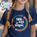 Happy Happy Happy Happy 100 Days of School // T-Shirt-Country Gone Crazy-Country Gone Crazy