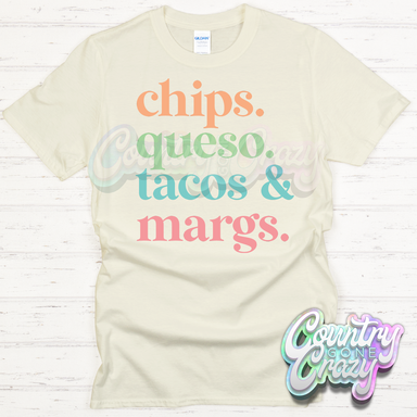 HT2336 • Chips Queso Tacos Margs-Country Gone Crazy-Country Gone Crazy
