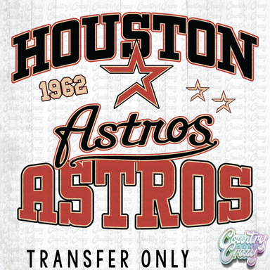 HT2346 • HOUSTON ASTROS RETRO-Country Gone Crazy-Country Gone Crazy