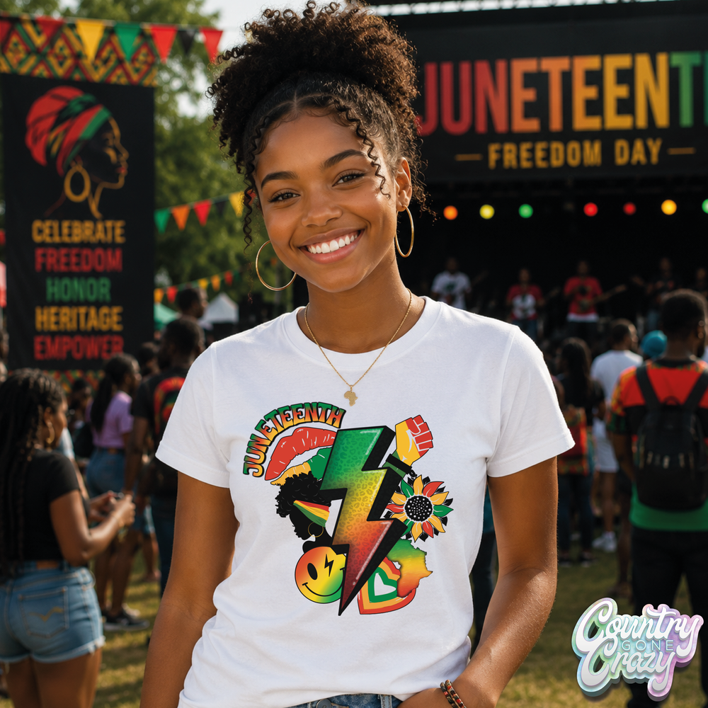 Juneteenth Bolt - T-Shirt