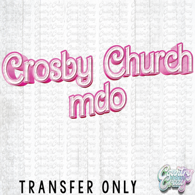 HT2648 | CROSBY MDO CHURCH BARBIE-Country Gone Crazy-Country Gone Crazy