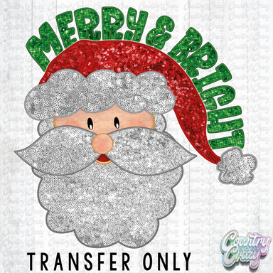 HT2915 • MERRY AND BRIGHT SANTA-Country Gone Crazy-Country Gone Crazy