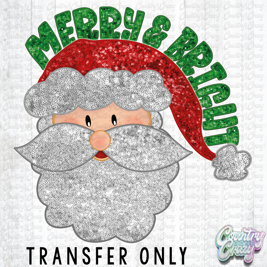 HT2915 • MERRY AND BRIGHT SANTA-Country Gone Crazy-Country Gone Crazy