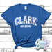 CLARK COWBOYS - DISTRESSED VARSITY - T-SHIRT-Country Gone Crazy-Country Gone Crazy