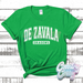 DE ZAVALA DRAGONS - DISTRESSED VARSITY - T-SHIRT-Country Gone Crazy-Country Gone Crazy