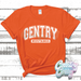 GENTRY MUSTANGS - DISTRESSED VARSITY - T-SHIRT-Country Gone Crazy-Country Gone Crazy