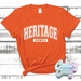 HERITAGE HAWKS - DISTRESSED VARSITY - T-SHIRT-Country Gone Crazy-Country Gone Crazy