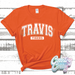 TRAVIS TIGERS - DISTRESSED VARSITY - T-SHIRT-Country Gone Crazy-Country Gone Crazy