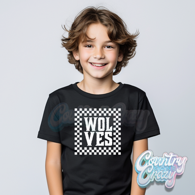Wolves - Check N Roll - T-Shirt-Country Gone Crazy-Country Gone Crazy