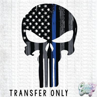 HT301 • Thin Blue Line Punisher-Country Gone Crazy-Country Gone Crazy