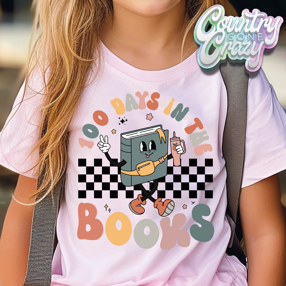 100 DAYS IN THE BOOKS // T-Shirt-Country Gone Crazy-Country Gone Crazy