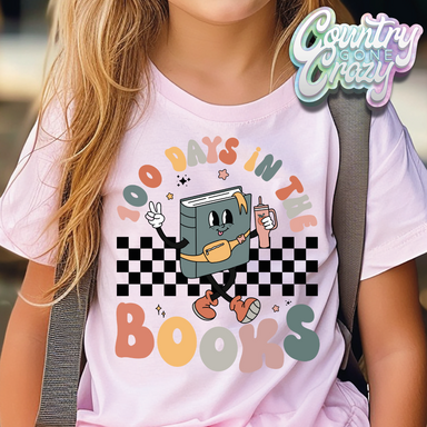 100 DAYS IN THE BOOKS // T-Shirt-Country Gone Crazy-Country Gone Crazy