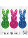 HT3159 • SEQUINS BUNNY-Country Gone Crazy-Country Gone Crazy