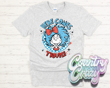 Here Comes Trouble - T-Shirt-Country Gone Crazy-Country Gone Crazy