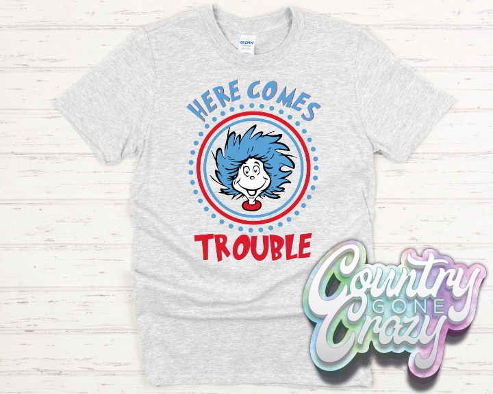 Here Comes Trouble - T-Shirt-Country Gone Crazy-Country Gone Crazy