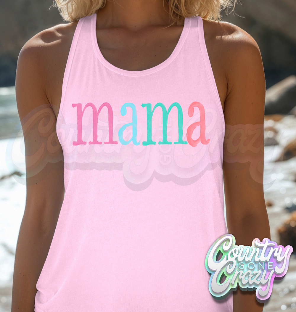 MAMA // Ladies Fit Tank Top-Country Gone Crazy-Country Gone Crazy