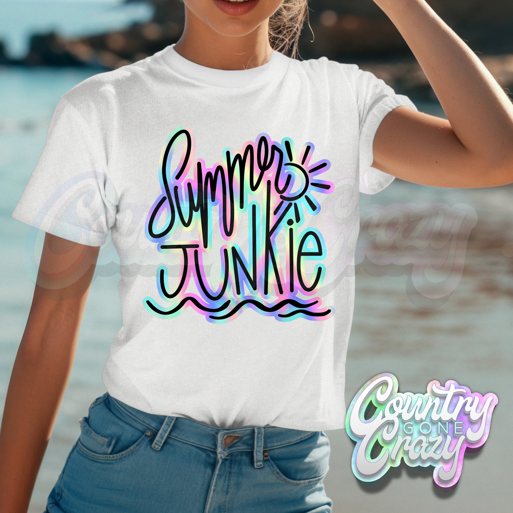 SUMMER JUNKIE - T-SHIRT-Country Gone Crazy-Country Gone Crazy