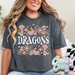 Dragons // Funky Flowers // T-Shirt-Country Gone Crazy-Country Gone Crazy