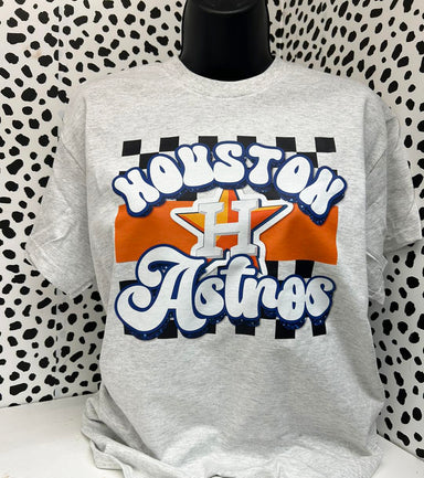 HOUSTON ASTROS - Ash - T-Shirt-Country Gone Crazy-Country Gone Crazy