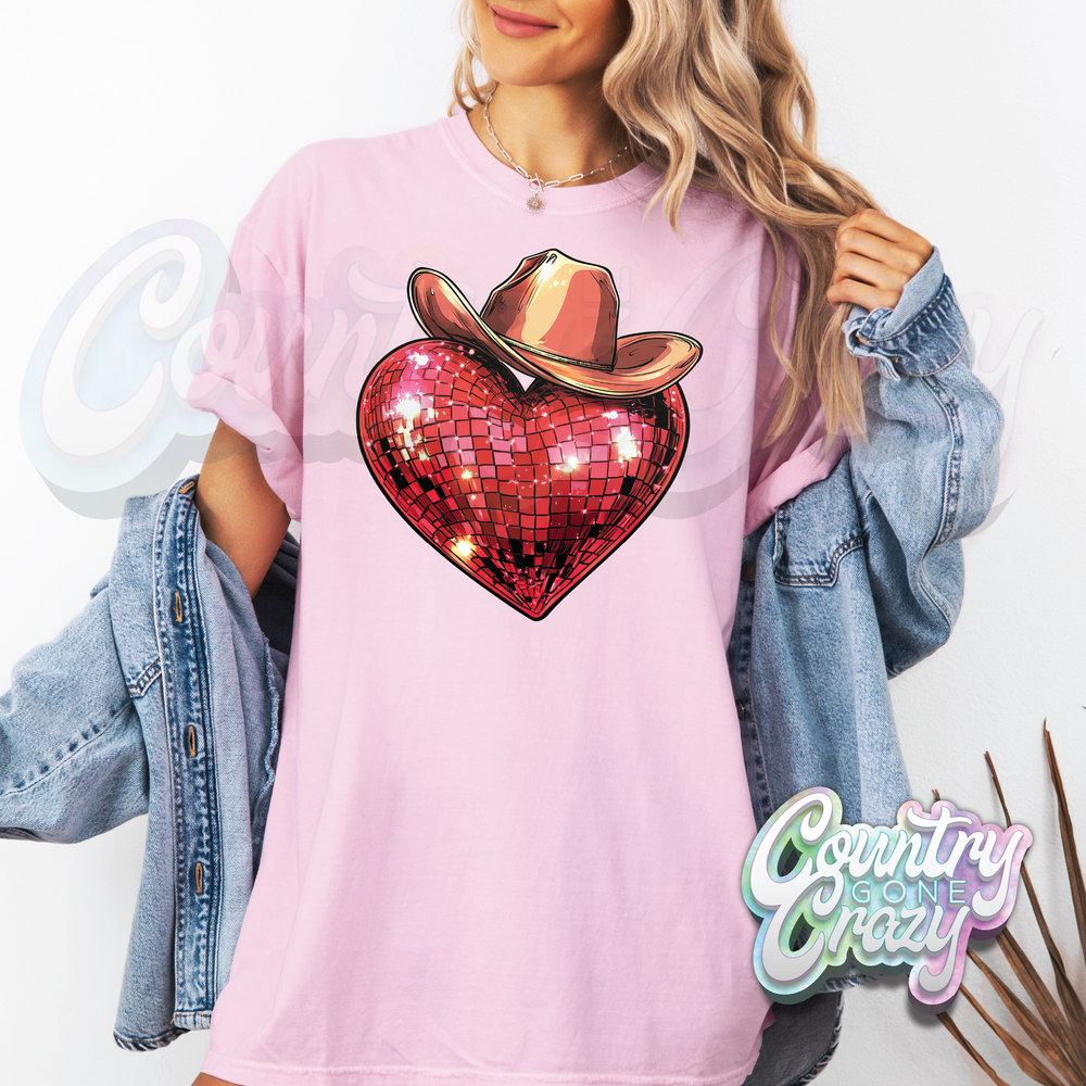 COWGIRL LOVE - LIGHT PINK T-SHIRT-Country Gone Crazy-Country Gone Crazy