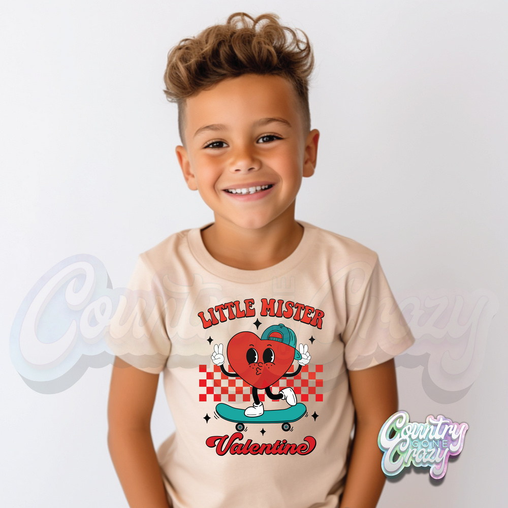 LITTLE MISTER VALENTINES - SAND T-SHIRT-Country Gone Crazy-Country Gone Crazy