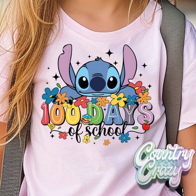 100 DAYS OF SCHOOL / STITCH // T-Shirt-Country Gone Crazy-Country Gone Crazy
