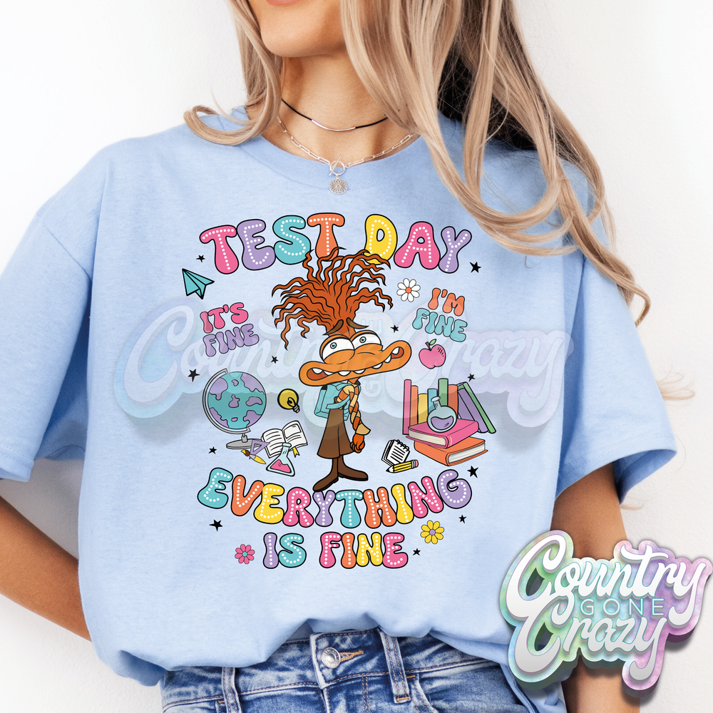Test Day // Everything is Fine T-Shirt-Country Gone Crazy-Country Gone Crazy