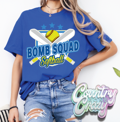 Bomb Squad Softball T-Shirt-Country Gone Crazy-Country Gone Crazy