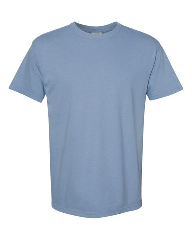 Washed Denim - Comfort Colors - Short Sleeve Crew Neck T-Shirt-Comfort Colors-Country Gone Crazy